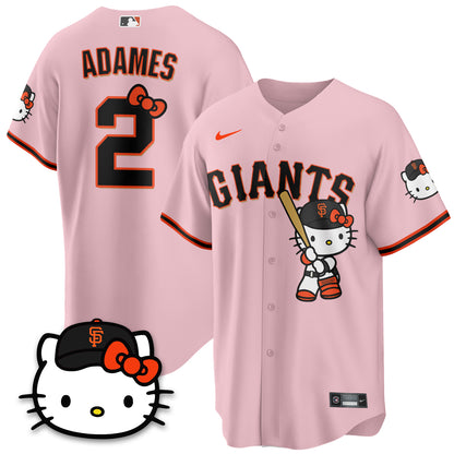 San Francisco Giants x Meow KT Vapor Jersey - Stitched