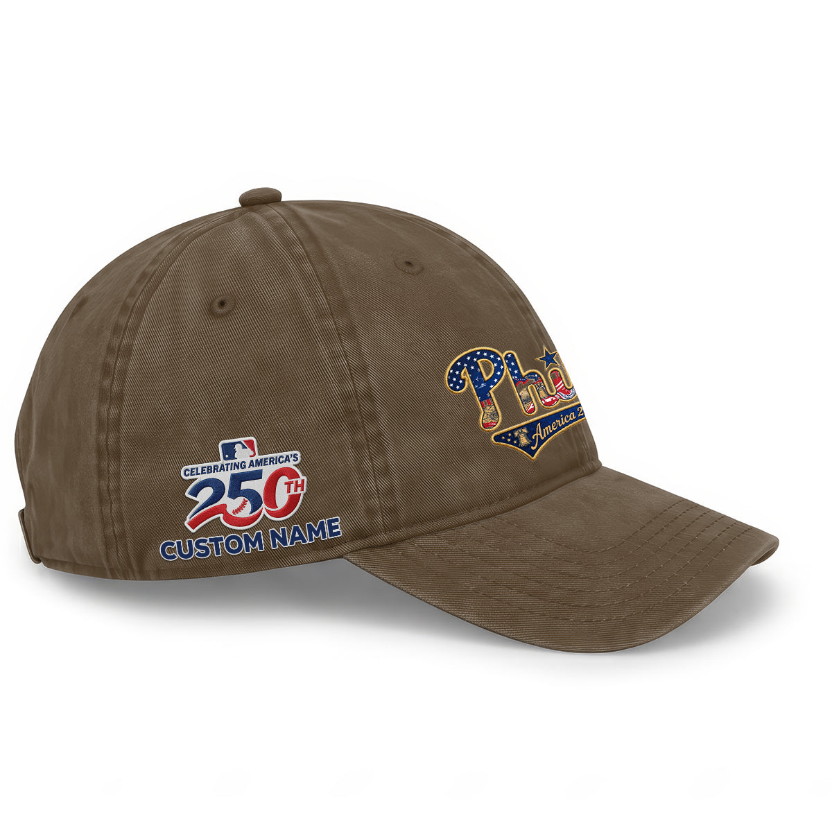 PHI 2026 Independence Day Custom Wash Hat V2- Embroidered