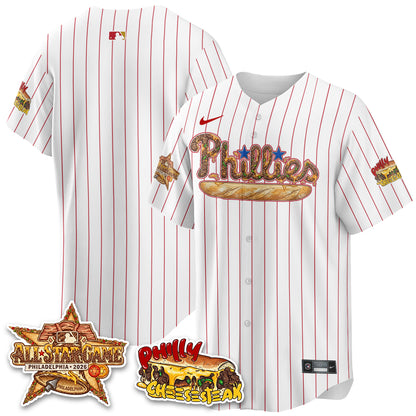 Philadelphia Phillies Cheesesteak Edition Vapor Limited Jersey - Stitched