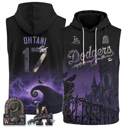 LAD Nightmare Edition Sleeveless Hoodie Tank Top - Printed