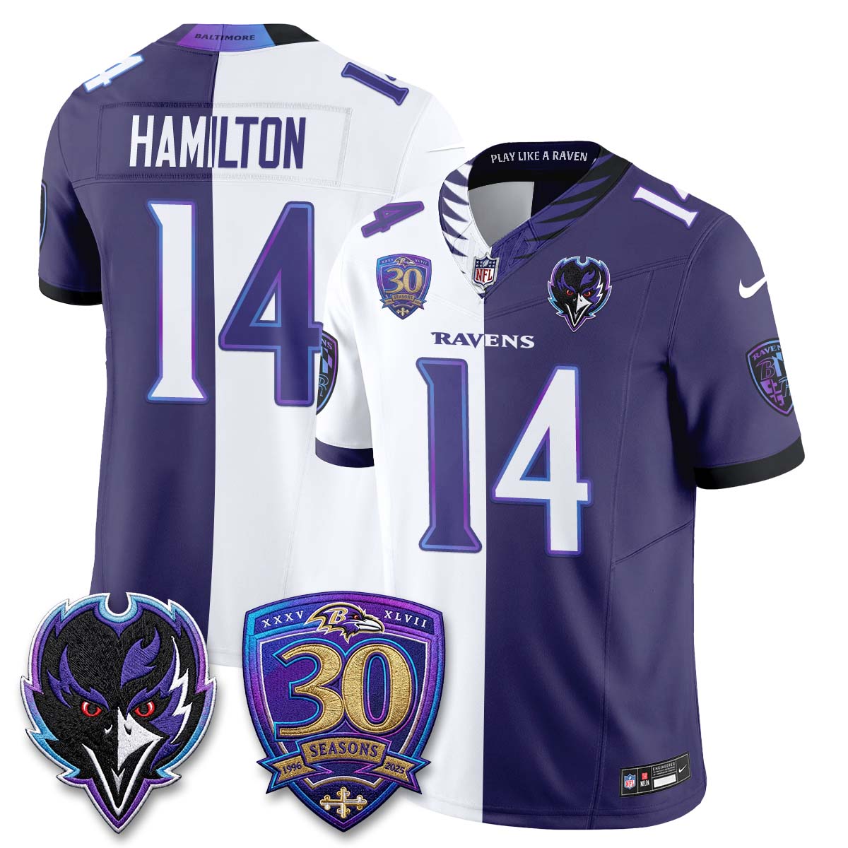 BAL The Next Flight Split Vapor Jersey - Stitched