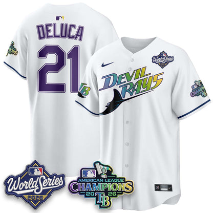 TB WS26 & AL Champions Throwback Jersey - Stitched