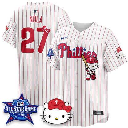 Philadelphia Phillies x Meow Kitty Vapor Limited Jersey V2- Stitched
