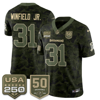 TB 2026 Salute to Service Edition Vapor Jersey - Stitched (Tiktok)