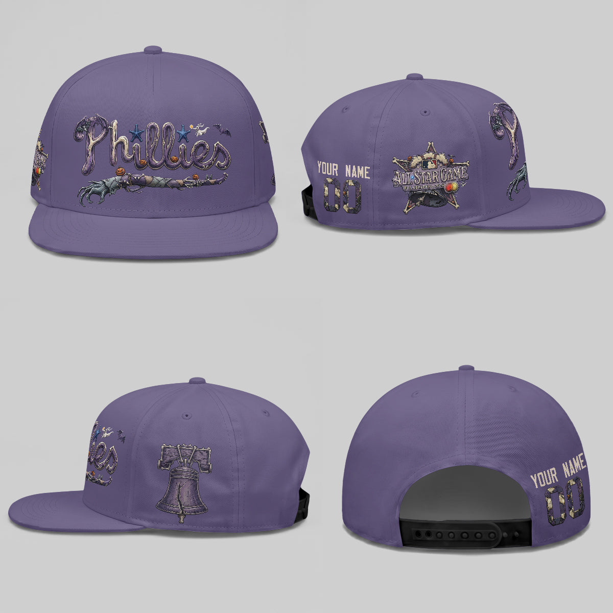 PHI Nightmare Snapback Personalized Cap - Printed