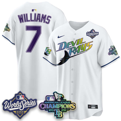 TB WS26 & AL Champions Throwback Jersey - Stitched
