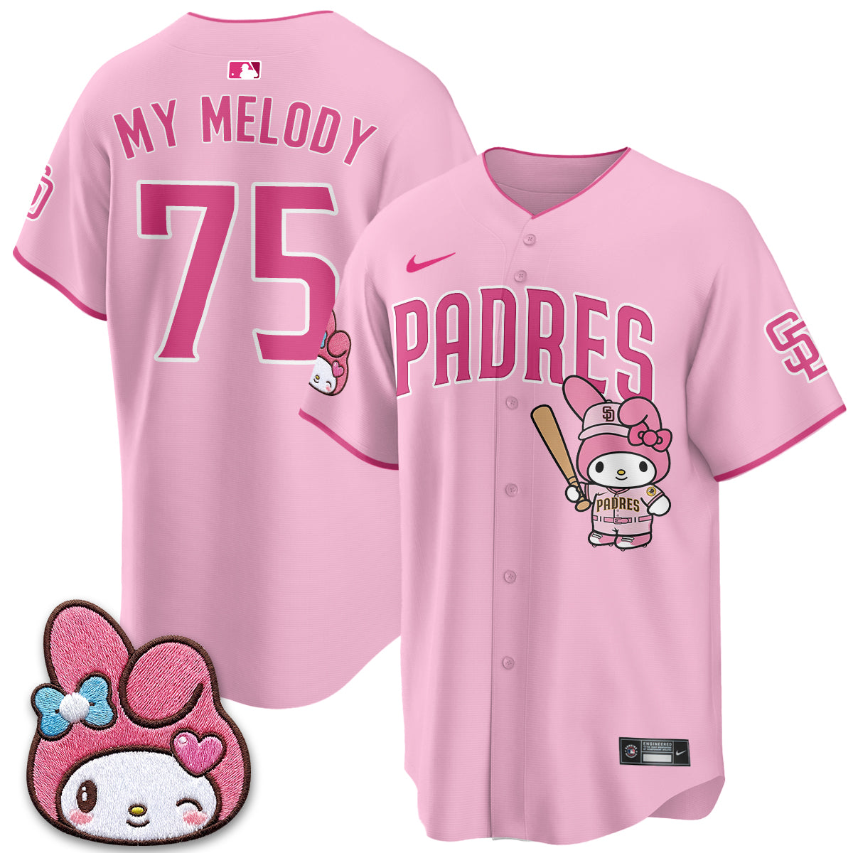 SD x Pink Sanrio Friend Vapor Jersey - Stitched