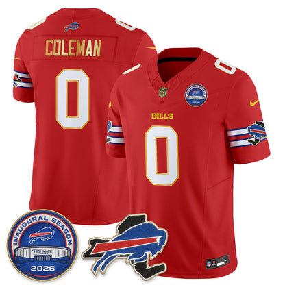 BUF 2026 Royal Gold Trim Edition Vapor Jersey - Stitched