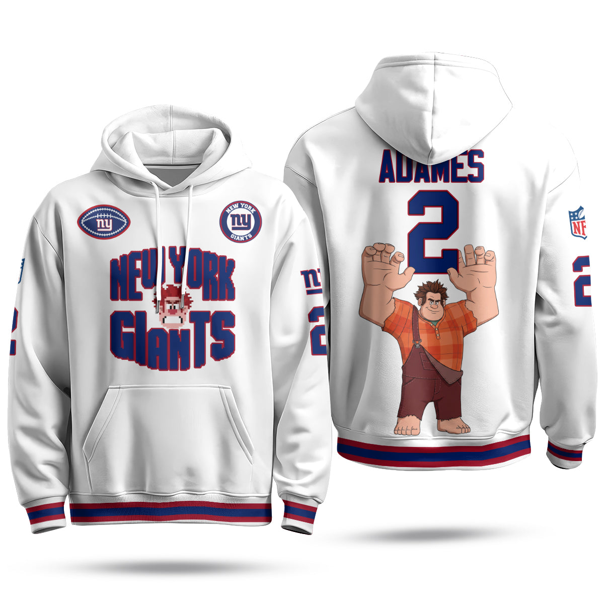 NYG x Arcade Wrecker Edition Pullover Hoodie - Printed