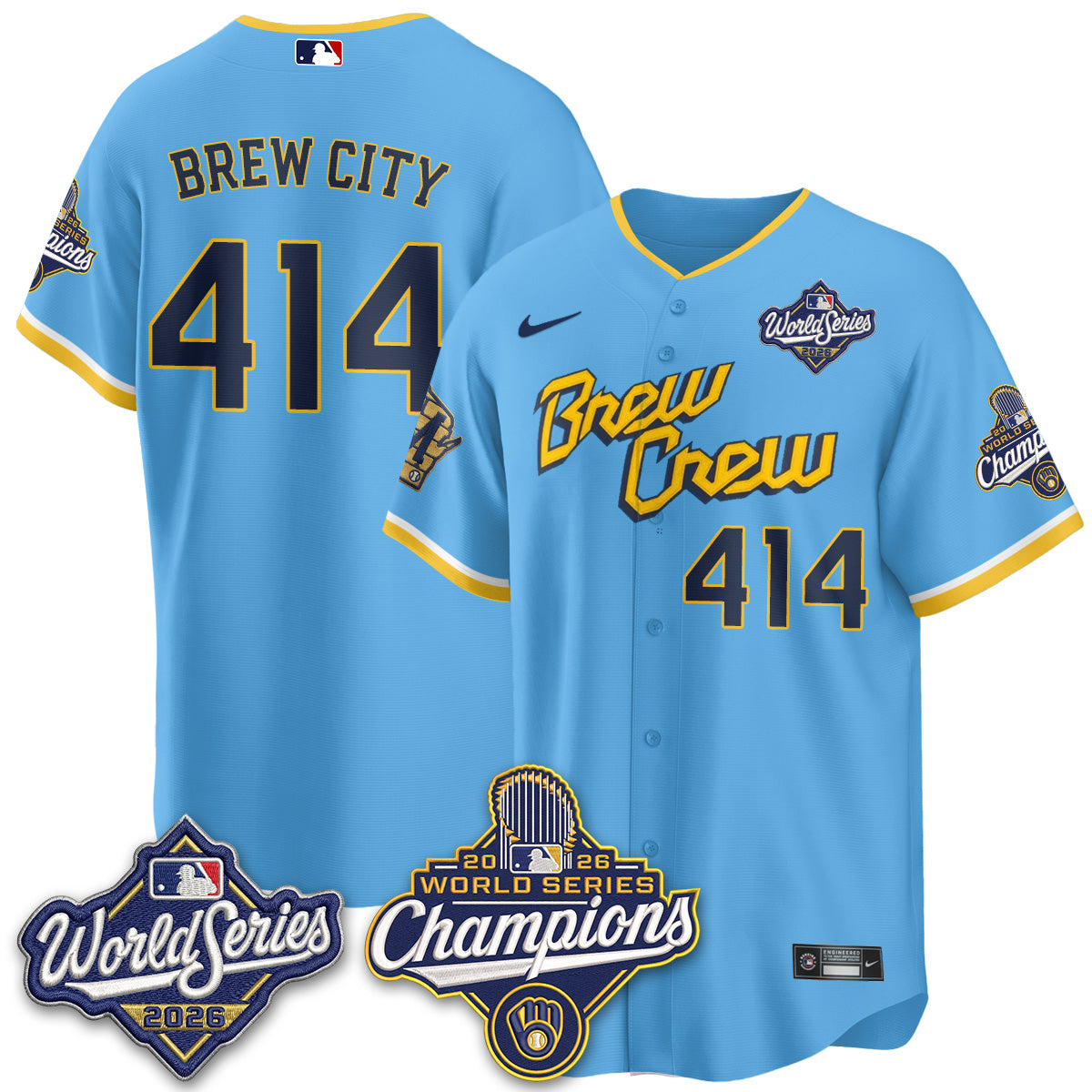 MIL 2026 WS Champions Vapor Home Jersey - Stitched (#11)
