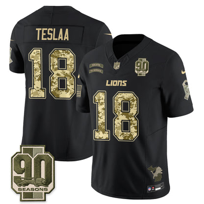 Detroit Lions 2026 Salute to Service Vapor Jersey V2- Stitched