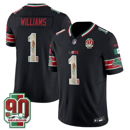 DET Mexico Edition Vapor Jersey - Stitched
