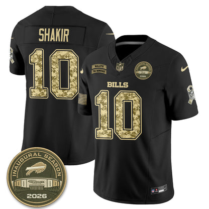 BUF 2026 Salute to Service Edition Vapor Jersey V2- Stitched