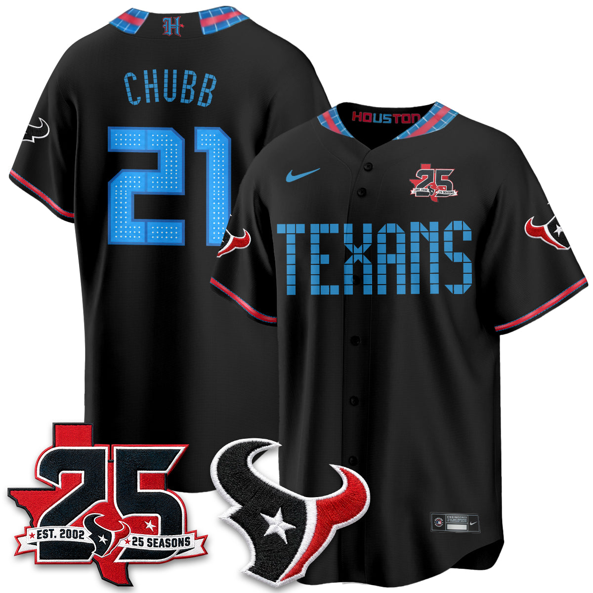 HOU 2026 Rivalries Baseball Vapor Jersey - Stitched