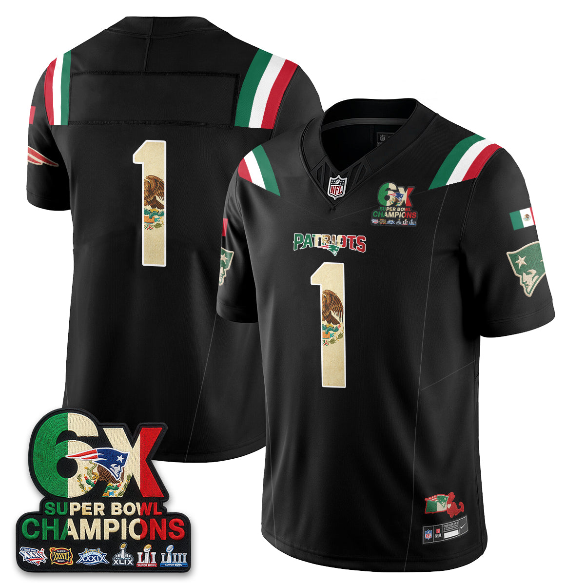 NE Mexico Edition Vapor Jersey - Stitched