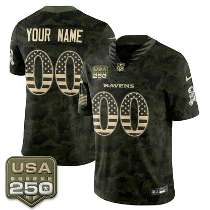 BAL 2026 Salute to Service Vapor Custom Jersey - Stitched