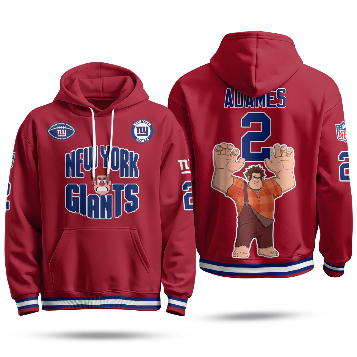 NYG x Arcade Wrecker Edition Pullover Hoodie - Printed