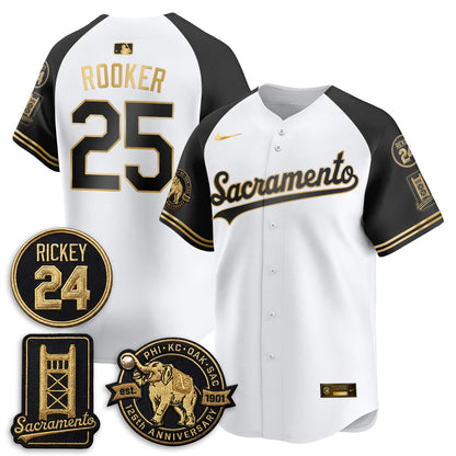 OAK 2026 Alternate Sacramento 125 Years Limited Vapor Gold Edition Jersey - All Stitched
