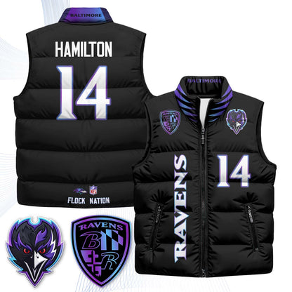BAL "The Flock" Puffer Vest - Printed (V2)