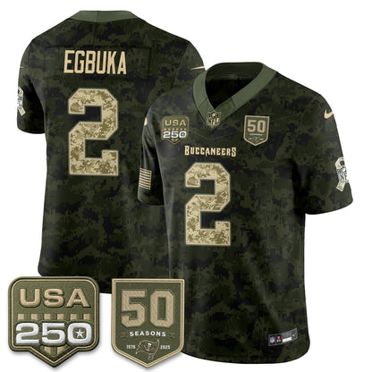 TB 2026 Salute to Service Edition Vapor Jersey - Stitched (Tiktok)