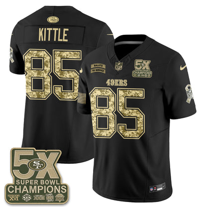 SF 2026 Salute to Service V2 Vapor Jersey - Stitched