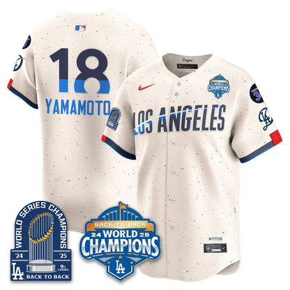 LAD Alternate  Vapor Limited Jersey - 9x Champs - All Stitched