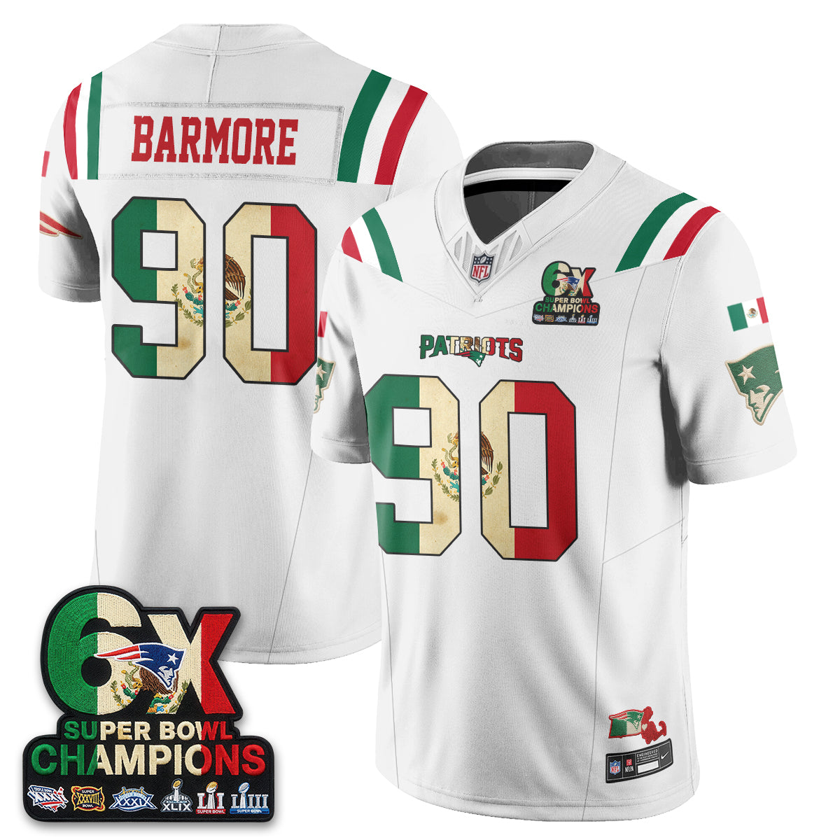 NE Mexico Edition Vapor Jersey - Stitched