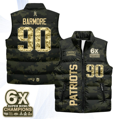 NE 2026 Salute to Service Puffer Vest - Printed