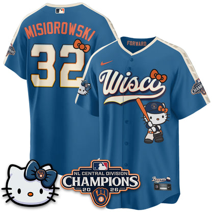 MIL NL Central Champs x Meow KT Vapor Jersey - Stitched
