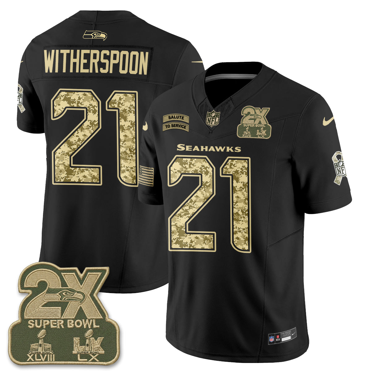 SEA 2026 Salute to Service Vapor Jersey - Stitched