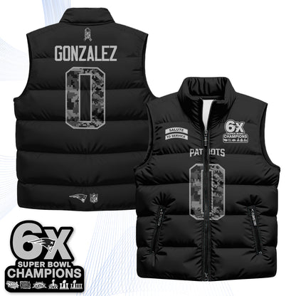 NE 2026 Salute to Service Puffer Vest - Printed