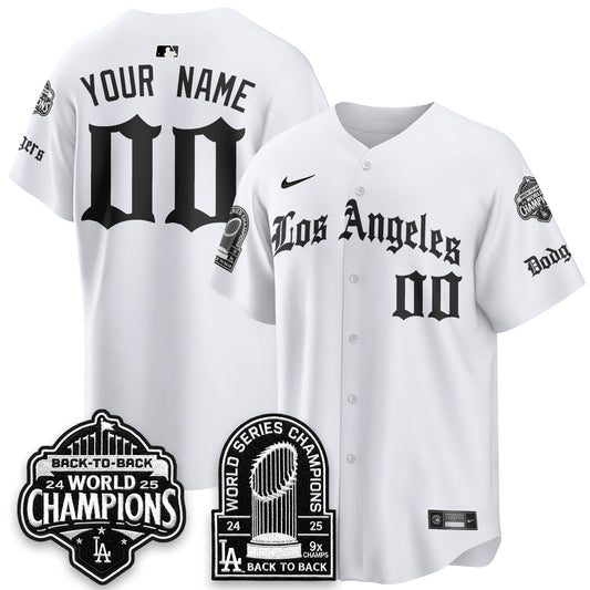 LAD WS Champions Back 2 Back Patch Vapor Premier Limited Gothic Edition Custom Jersey - All Stitched