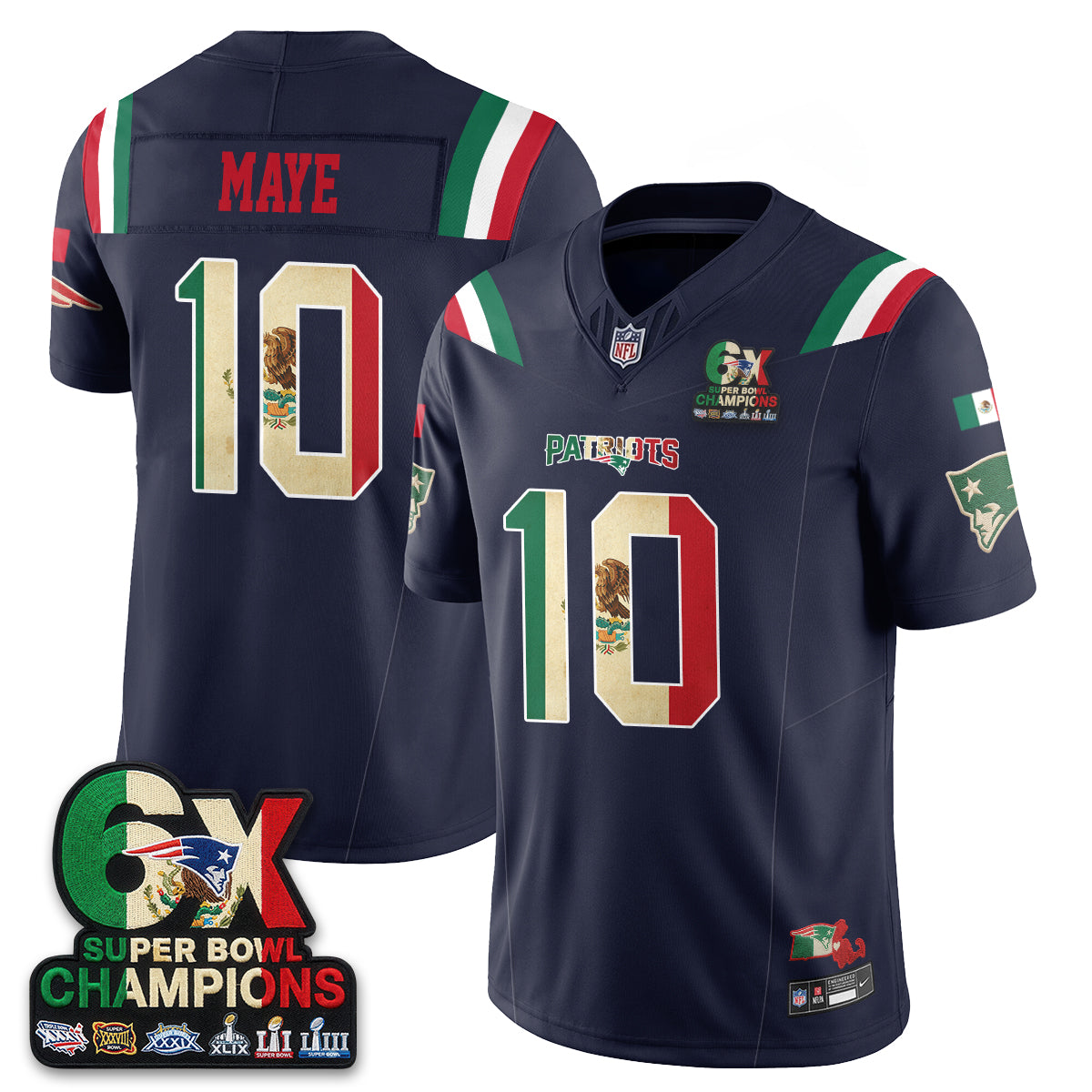 NE Mexico Edition Vapor Jersey - Stitched