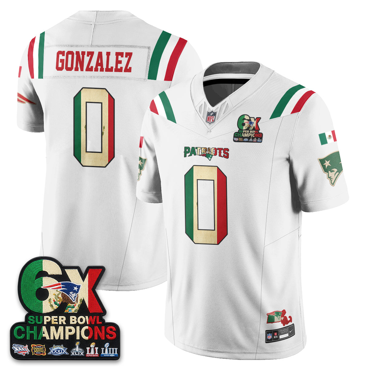 NE Mexico Edition Vapor Jersey - Stitched
