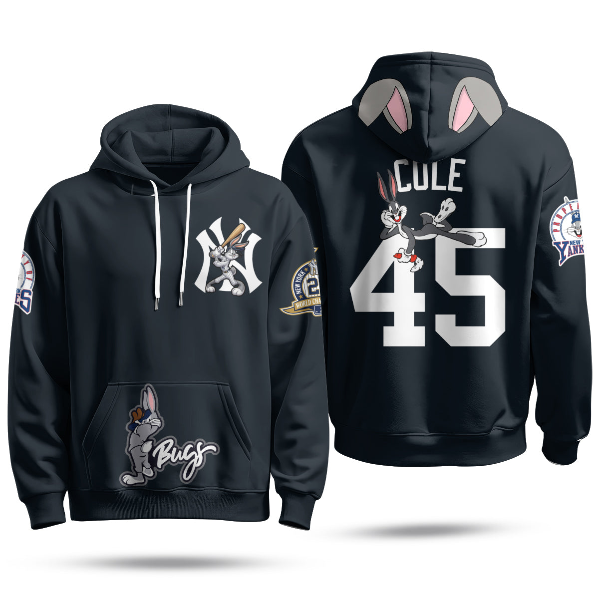 New York Yankees Bunny Vapor Limited Hoodie - Printed