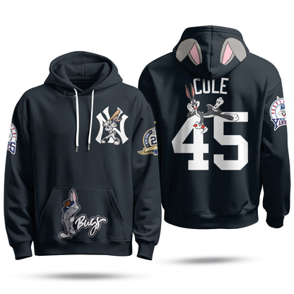 New York Yankees Bunny Vapor Limited Hoodie - Printed