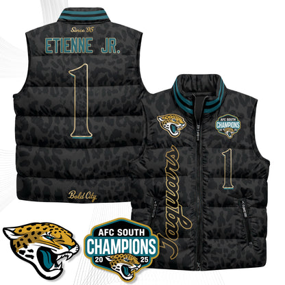Jacksonville Jaguars 2026 Rivalries Puffer Vest - Printed