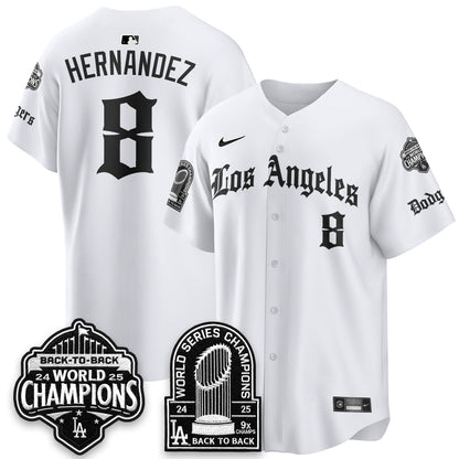 LAD WS Champions Back 2 Back Patch Vapor Premier Limited Gothic Edition Jersey - All Stitched