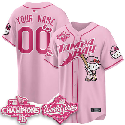 TB 2026 AL Champions x Meow KT Custom Vapor Jersey - Stitched