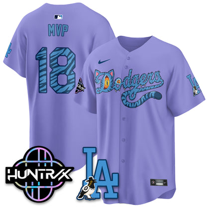Los Angeles Dodgers x K-Pop Demon Hunters 2026 Vapor Jersey - Stitched
