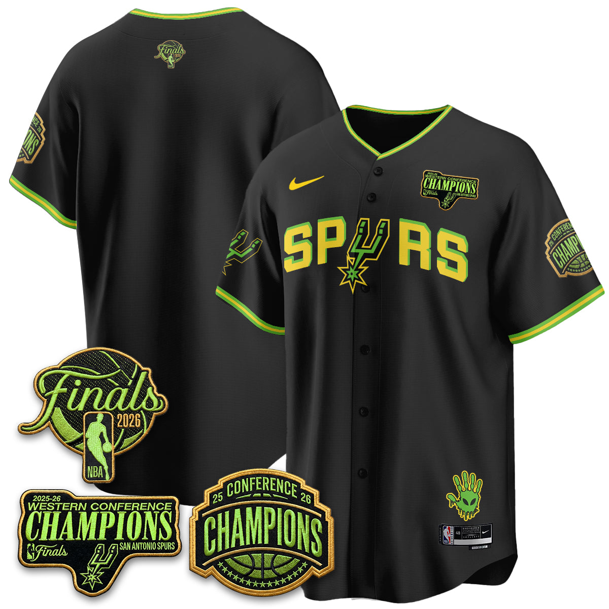 SAS 2026 Basketball Alien Style Vapor Jersey - Stitched