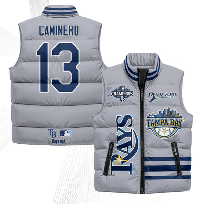 Tampa Bay Rays "Devil Rays" Puffer Vest - Printed