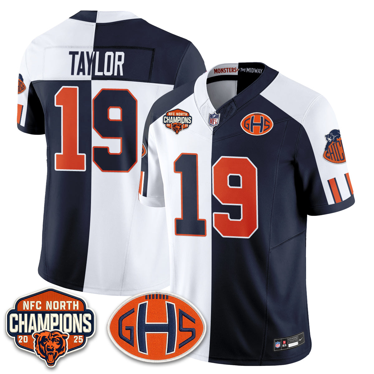 CHI 2026 Rivalries Split Edition Vapor Jersey - Stitched