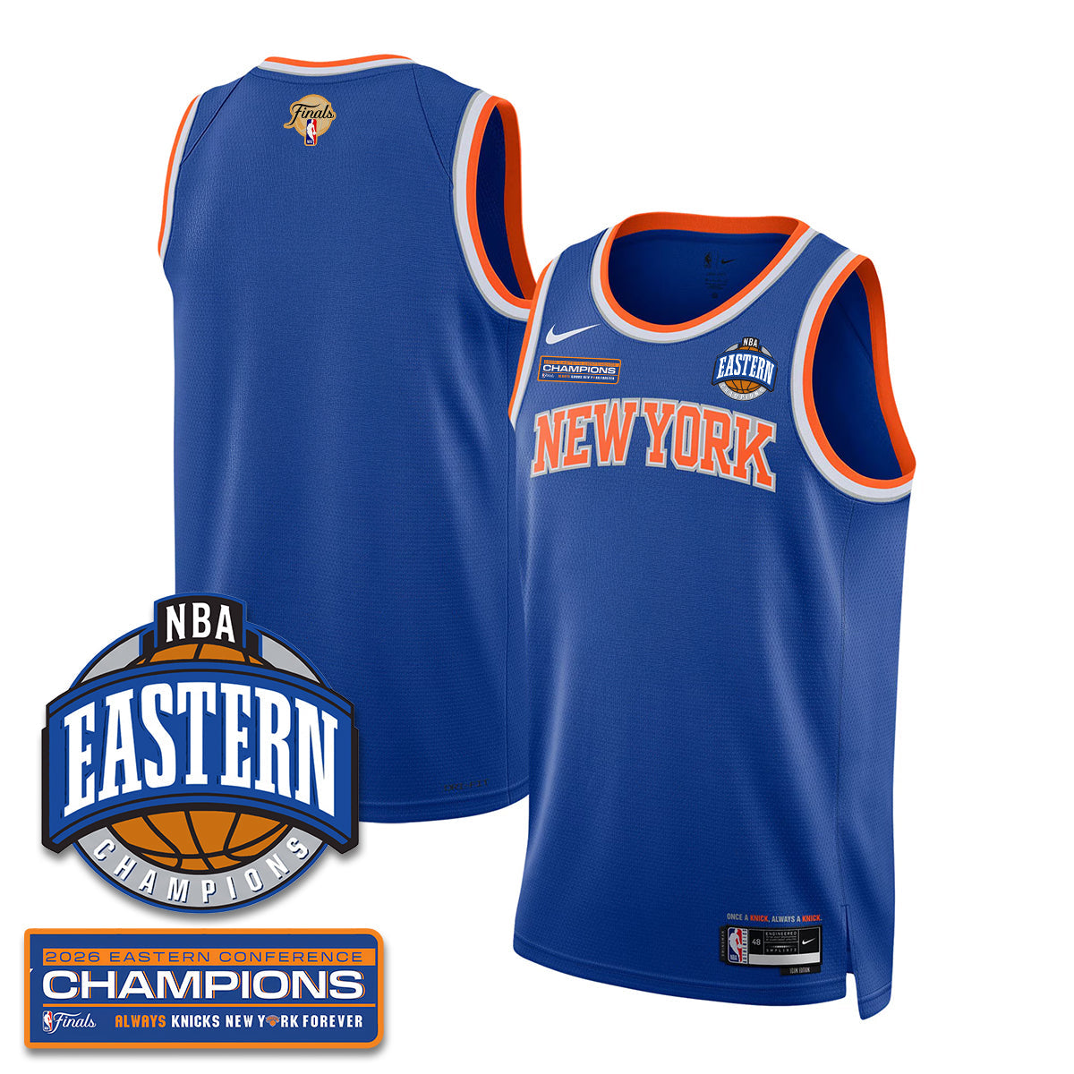 NYK 2026 NBA Eastern Conference Champions City Jersey - Stitched