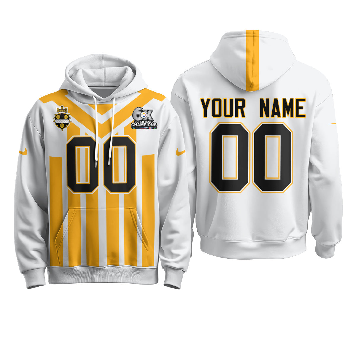 PIT 6X Champs Rivalries Custom Fleece Hoodie - Printed