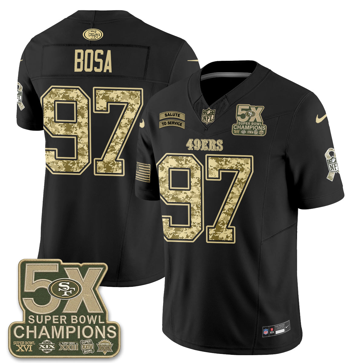 SF 2026 Salute to Service V2 Vapor Jersey - Stitched