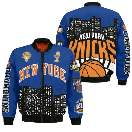 NYK 2026 NBA Finals Champions Limited Edition Bomber Jacket V2 - Printed