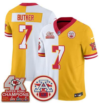 KC Throwback Split Vapor Jersey - Stitched