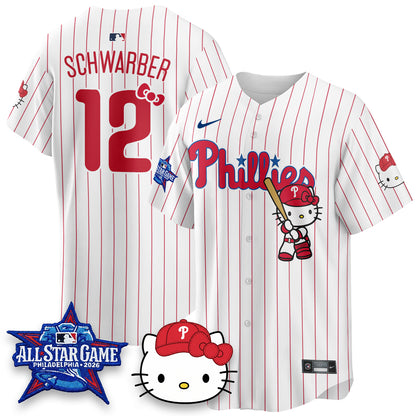 Philadelphia Phillies x Meow Kitty Vapor Limited Jersey V2- Stitched
