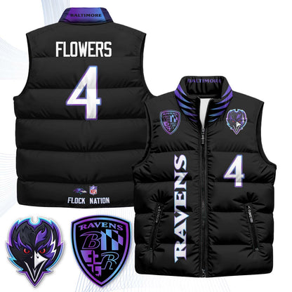 BAL "The Flock" Puffer Vest - Printed (V2)